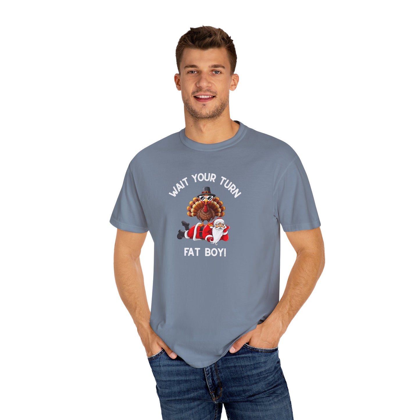 Funny Holiday T-Shirt | Thanksgiving Tee I Merry Christmas Tee | Humorous Unisex Graphic Top | Family Reunion Apparel
