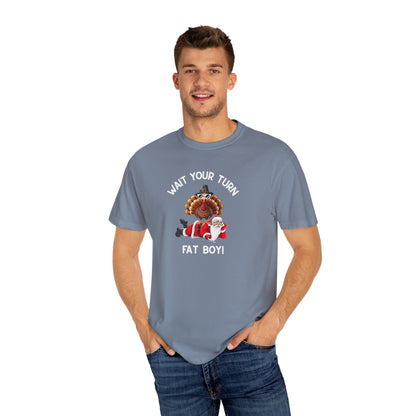 Funny Holiday T-Shirt | Thanksgiving Tee I Merry Christmas Tee | Humorous Unisex Graphic Top | Family Reunion Apparel