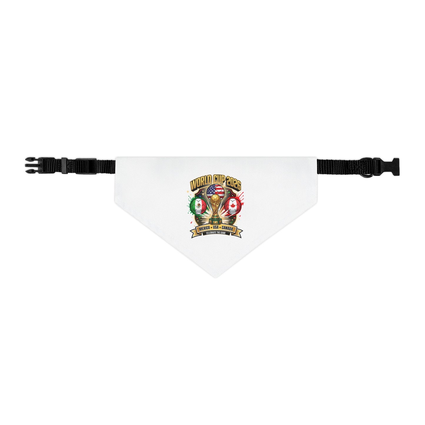 Let Your Pet In On The Games!  World Cup Pet Bandana Collar For Your Furry Family Members