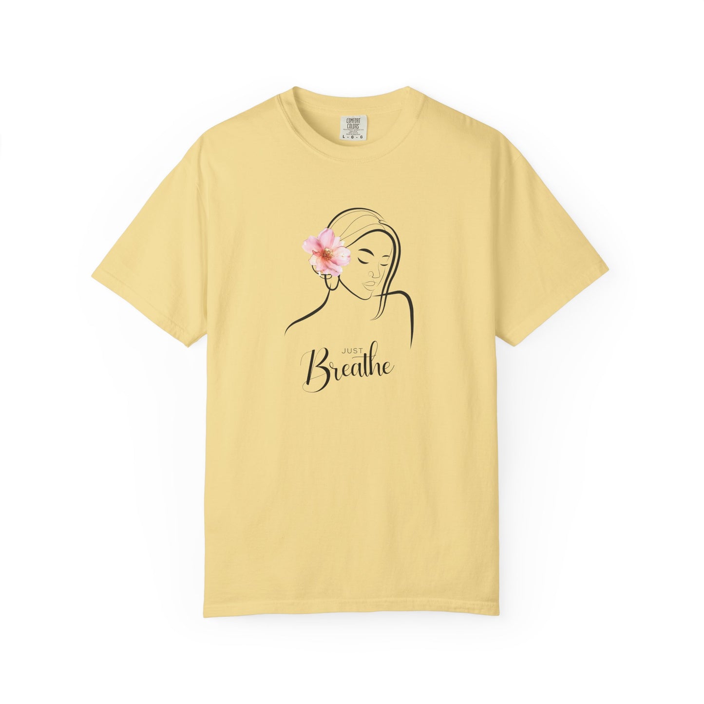 Just Breathe Graphic T-Shirt- Take a deep breath, relax, and wear your peace.