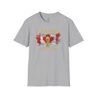 Celebrate Your Canadian Pride – with this Canada World Cup Unisex T-Shirt, Soccer Fan Apparel, Sports Tee, Gift for Football Lovers, 2026 Championship Shirt