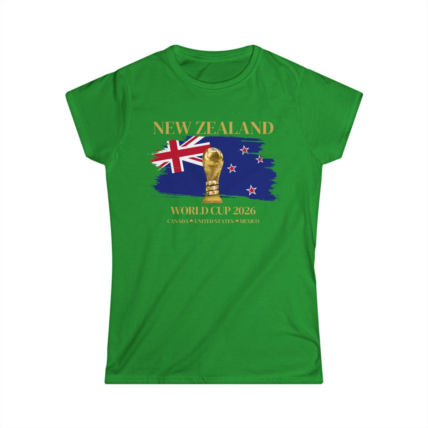 New Zealand.  e T-Shirt, Soccer Fan Gift, Sports Apparel Women