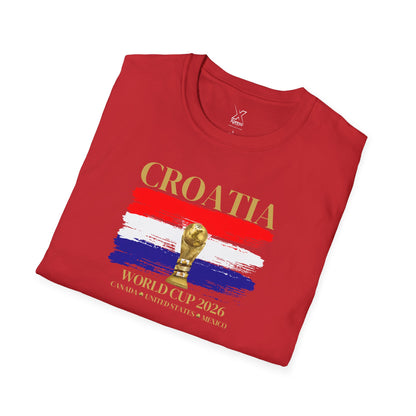 Game On, Croatia! The Ultimate Football Fan T-shirt! World Cup 2026 Here We Come!
