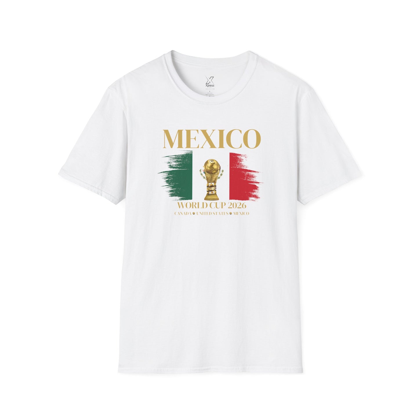 Vamos México! Gear Up for World Cup 2026 with the Ultimate Fan Tee! Show Your Mexican Pride in Style! Soccer Fan T-Shirt, Softstyle Tee, Sports Apparel, Gift for Sports Lovers.