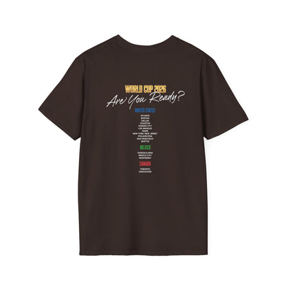 Canada, United States, and Mexico! This World Cup 2026 Is Louder Than Ever! Let's Make History With This Unisex Softstyle T-Shirt!  ALL PRICES INCLUDE SHIPPING WITHIN THE USA.