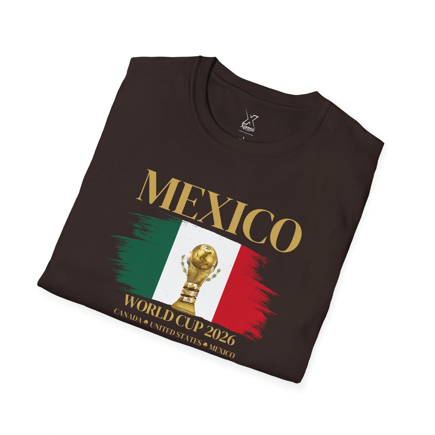 Vamos México! Gear Up for World Cup 2026 with the Ultimate Fan Tee! Show Your Mexican Pride in Style! Soccer Fan T-Shirt, Softstyle Tee, Sports Apparel, Gift for Sports Lovers.