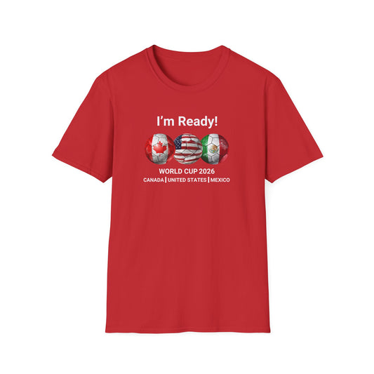Canada, United States, and Mexico! This World Cup 2026 Is Louder Than Ever! Let's Make History With This Unisex Softstyle T-Shirt!