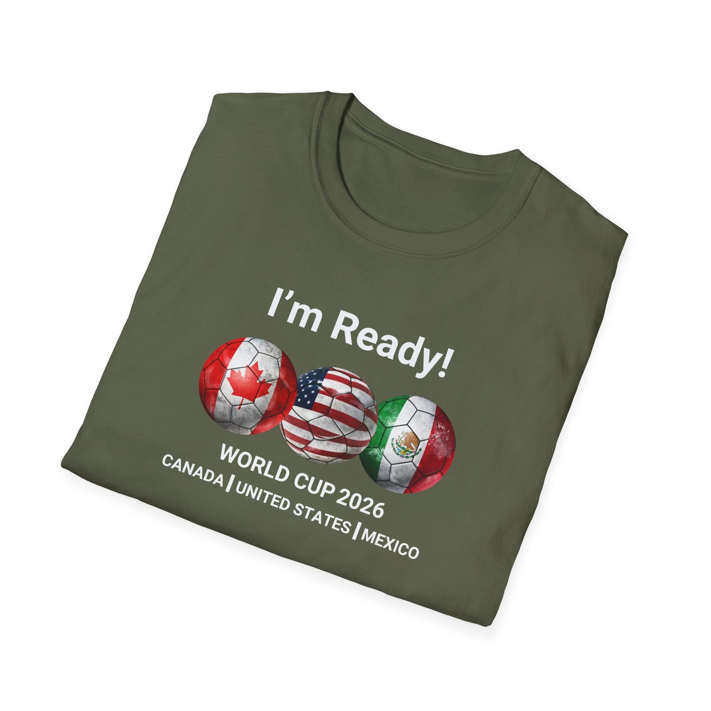 Canada, United States, and Mexico! This World Cup 2026 Is Louder Than Ever! Let's Make History With This Unisex Softstyle T-Shirt!