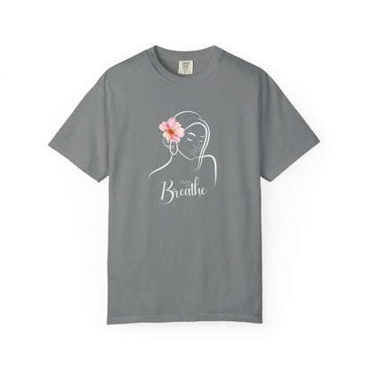 Just Breathe Graphic T-Shirt- Take a deep breath, relax, and wear your peace.