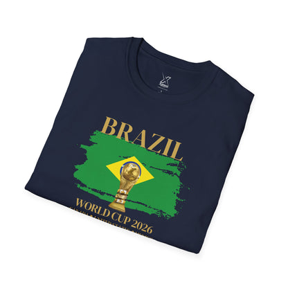 Ignite Your Brazilian Passion with this Brazil World Cup Unisex T-Shirt, Soccer Fan Apparel, Sports Tee, Gift for Football Lovers, 2026 Championship Shirt