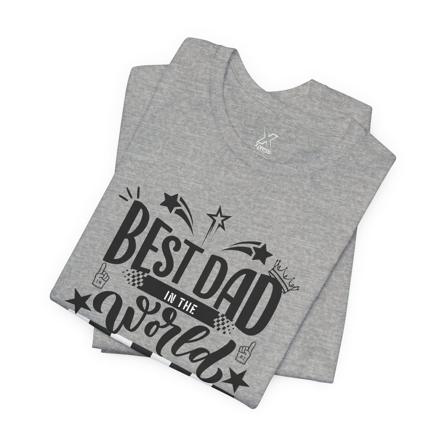 Best Dad Ever Unisex Tee – “Because Legends Deserve Comfort.” | Perfect Father’s Day or Christmas Gift | Funny Dad Shirt | Casual Family Tee