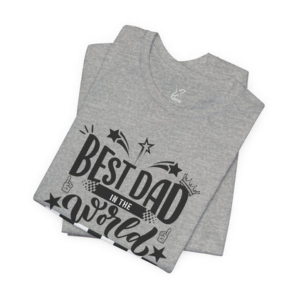Best Dad Ever Unisex Tee – “Because Legends Deserve Comfort.” | Perfect Father’s Day or Christmas Gift | Funny Dad Shirt | Casual Family Tee