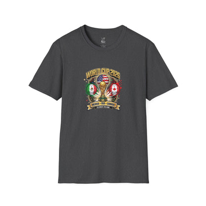 Canada, United States, and Mexico! This World Cup 2026 Is Louder Than Ever! Let's Make History With This Unisex Softstyle T-Shirt!  ALL PRICES INCLUDE SHIPPING WITHIN THE USA.
