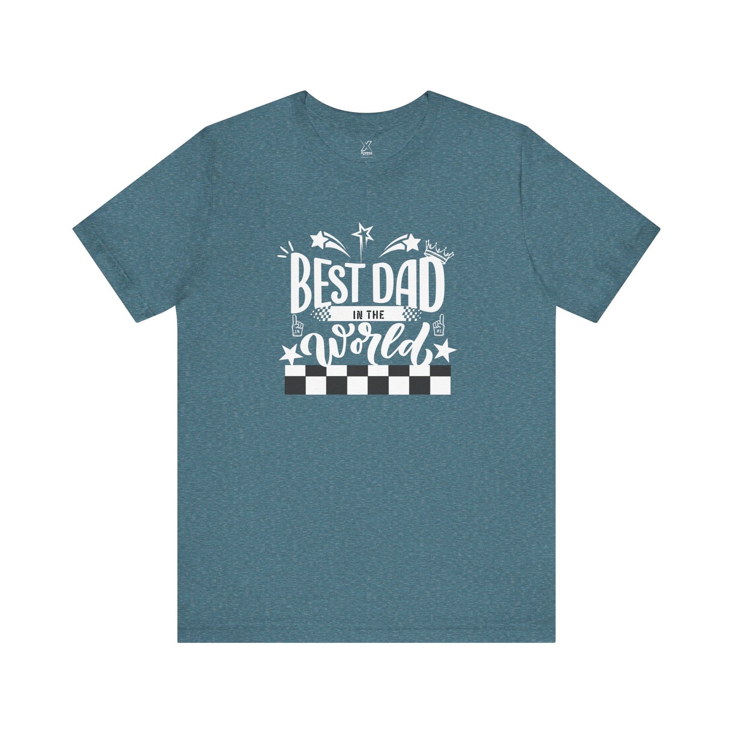 Best Dad Ever Unisex Tee – “Because Legends Deserve Comfort.” | Perfect Father’s Day or Christmas Gift | Funny Dad Shirt | Casual Family Tee