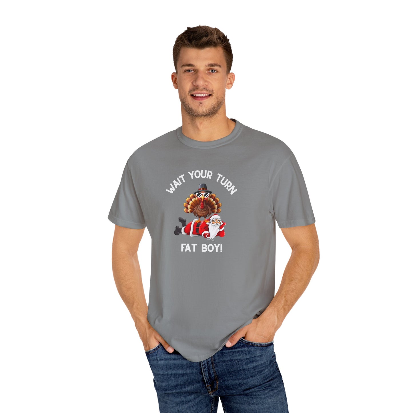 Funny Holiday T-Shirt | Thanksgiving Tee I Merry Christmas Tee | Humorous Unisex Graphic Top | Family Reunion Apparel