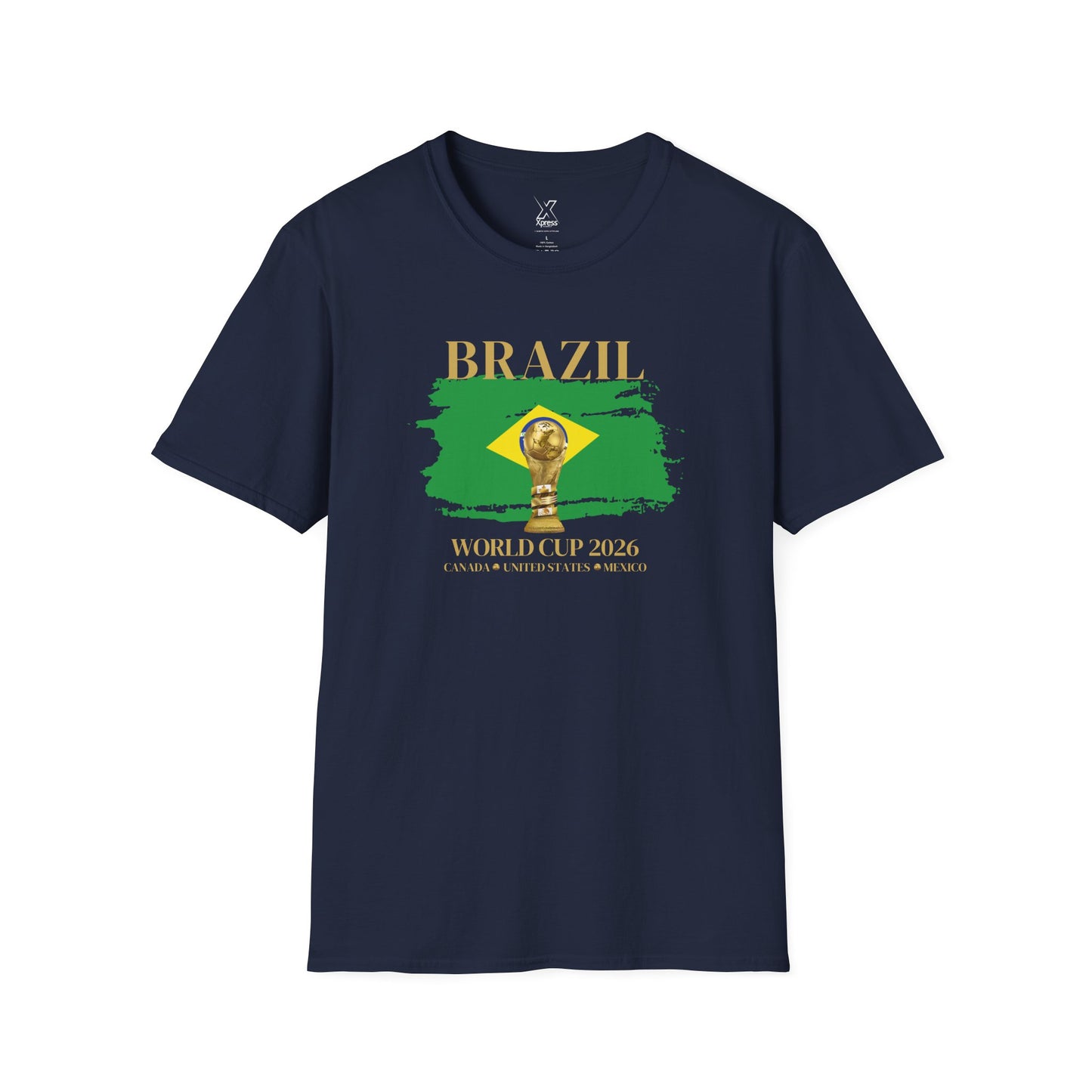 Ignite Your Brazilian Passion with this Brazil World Cup Unisex T-Shirt, Soccer Fan Apparel, Sports Tee, Gift for Football Lovers, 2026 Championship Shirt