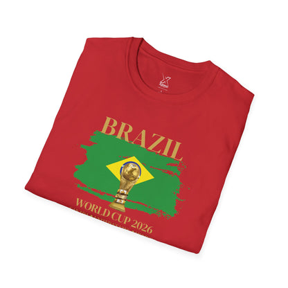 Ignite Your Brazilian Passion with this Brazil World Cup Unisex T-Shirt, Soccer Fan Apparel, Sports Tee, Gift for Football Lovers, 2026 Championship Shirt