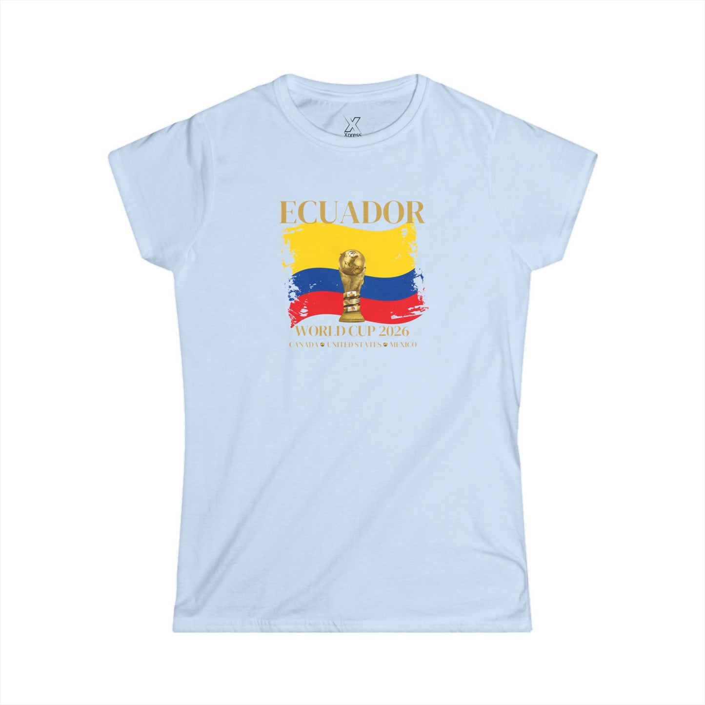 Vamos Ecuador!!!  Cheer your heart out!  Soccer Fan Gift, Sports Apparel Women, 2026 Shirt, Casual Sportswear