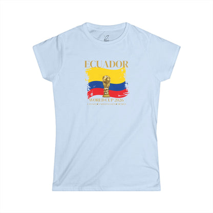 Vamos Ecuador!!!  Cheer your heart out!  Soccer Fan Gift, Sports Apparel Women, 2026 Shirt, Casual Sportswear
