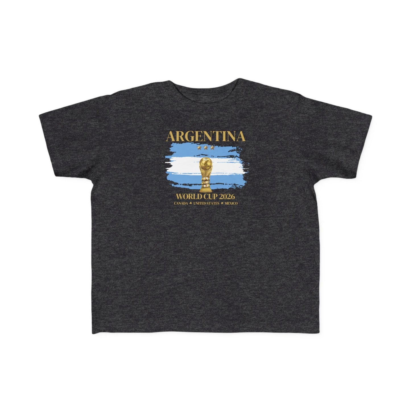 Toddler World Cup Tee, Kids Soccer Shirt, Argentina Fans Gift, Sports Toddler Outfit, Unisex Toddler Short Sleeve, Fine Jersey Tee