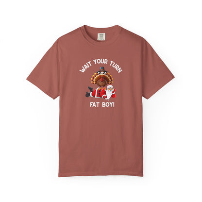 Funny Holiday T-Shirt | Thanksgiving Tee I Merry Christmas Tee | Humorous Unisex Graphic Top | Family Reunion Apparel