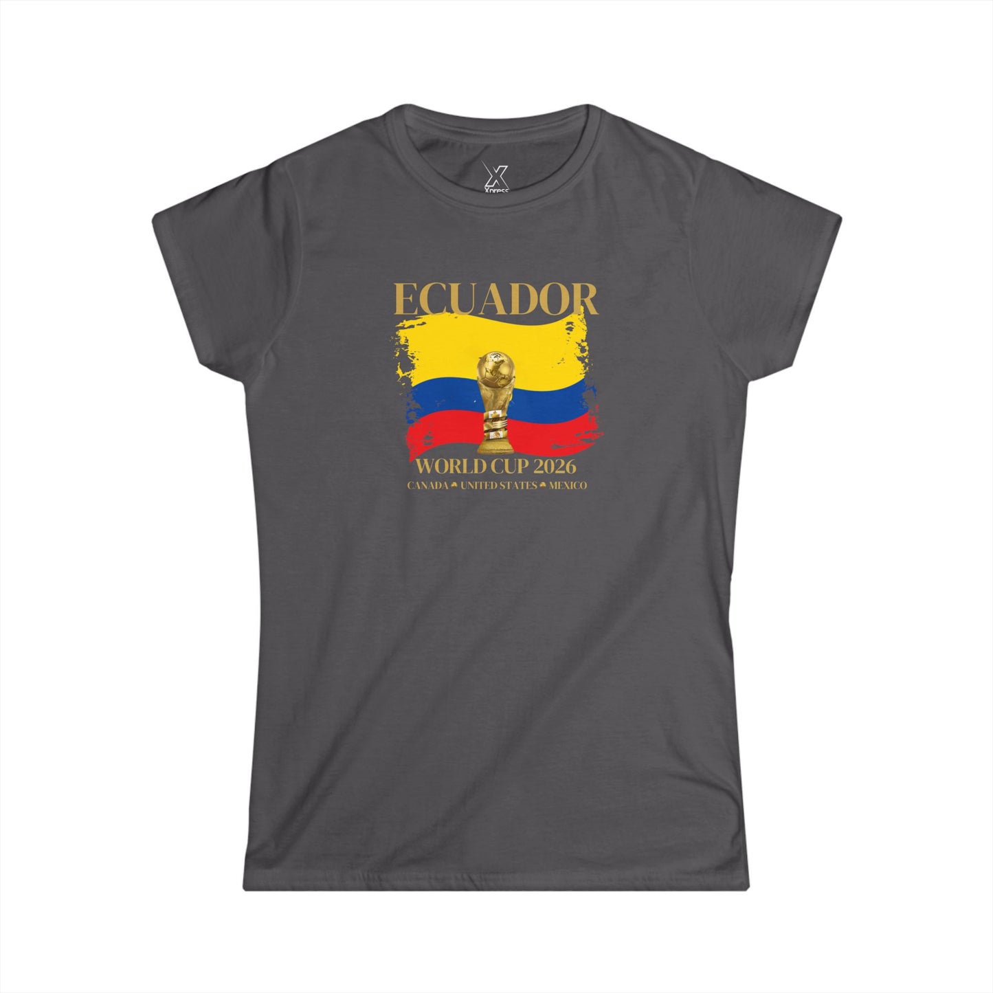Vamos Ecuador!!!  Cheer your heart out!  Soccer Fan Gift, Sports Apparel Women, 2026 Shirt, Casual Sportswear