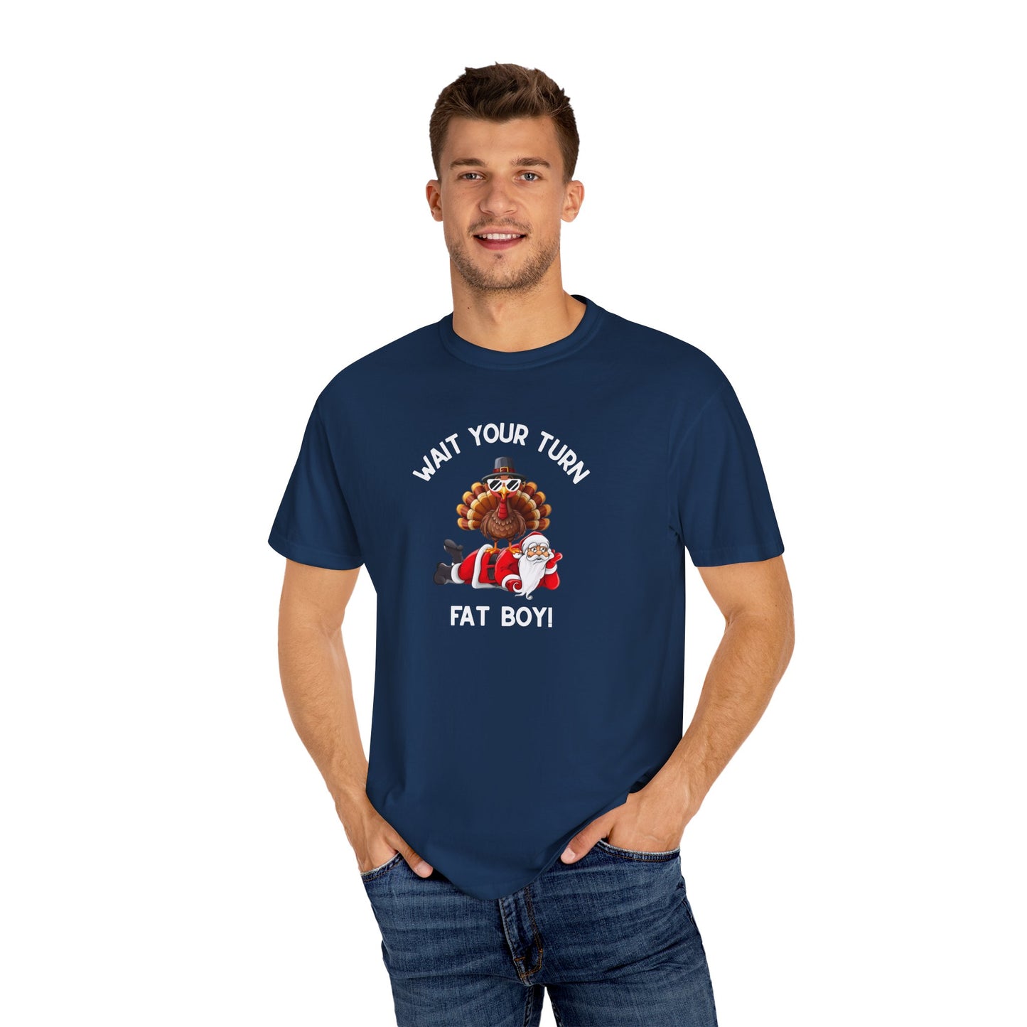 Funny Holiday T-Shirt | Thanksgiving Tee I Merry Christmas Tee | Humorous Unisex Graphic Top | Family Reunion Apparel