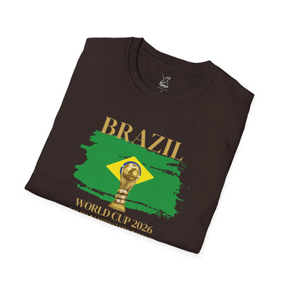 Ignite Your Brazilian Passion with this Brazil World Cup Unisex T-Shirt, Soccer Fan Apparel, Sports Tee, Gift for Football Lovers, 2026 Championship Shirt