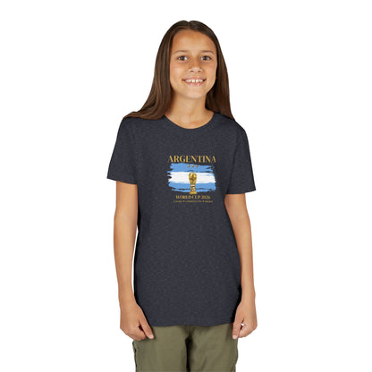 Vamos, Argentina! Let's Go! Your Kids Are Going To Love This Youth World Cup Tee! Great Gift For Birthdays, Sports Events, And, Of Course, The World Cup Festivities!