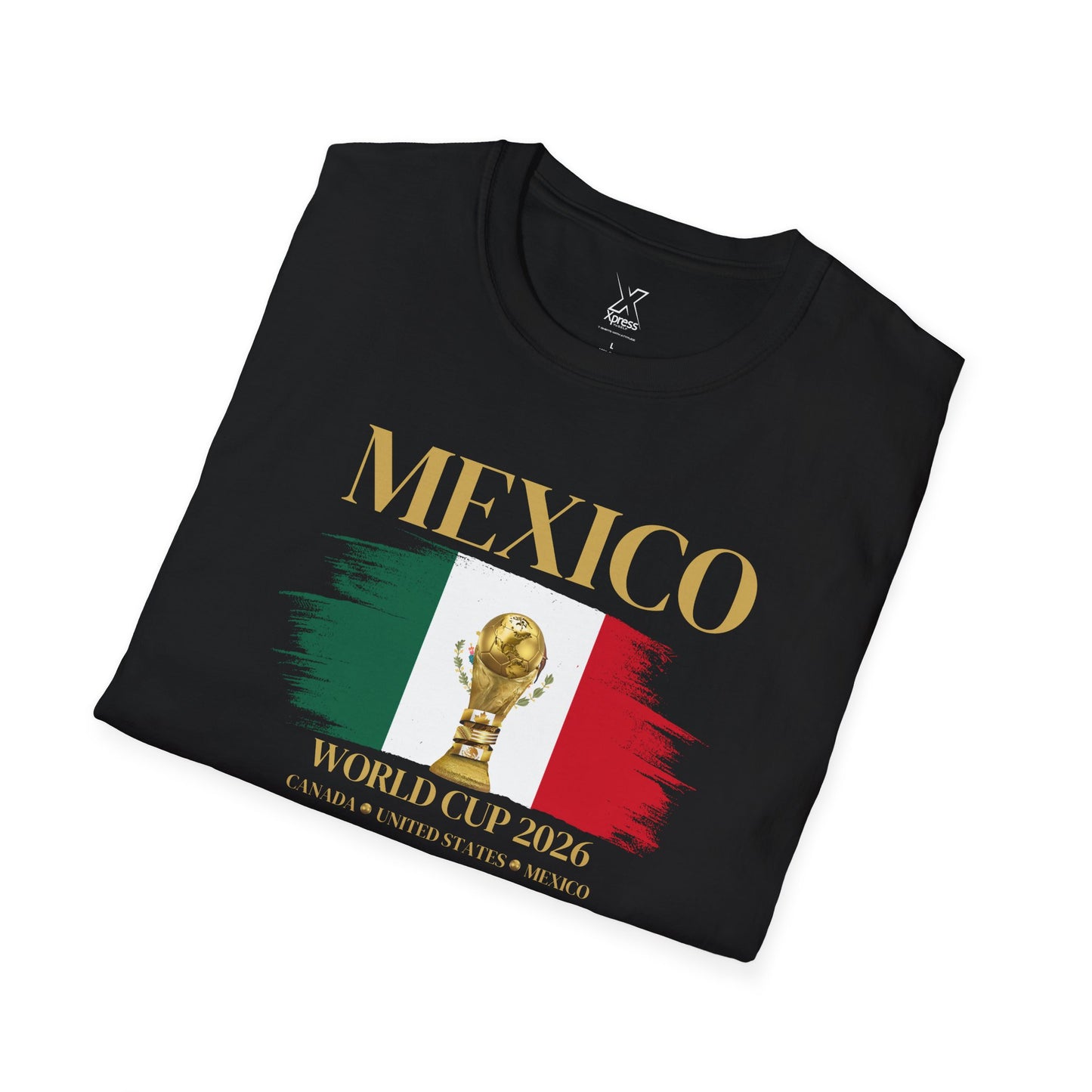 Vamos México! Gear Up for World Cup 2026 with the Ultimate Fan Tee! Show Your Mexican Pride in Style! Soccer Fan T-Shirt, Softstyle Tee, Sports Apparel, Gift for Sports Lovers.