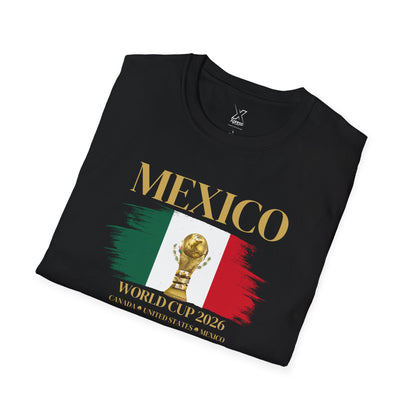 Vamos México! Gear Up for World Cup 2026 with the Ultimate Fan Tee! Show Your Mexican Pride in Style! Soccer Fan T-Shirt, Softstyle Tee, Sports Apparel, Gift for Sports Lovers.
