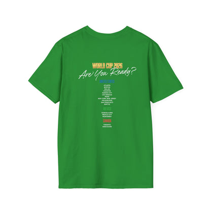 Canada, United States, and Mexico! This World Cup 2026 Is Louder Than Ever! Let's Make History With This Unisex Softstyle T-Shirt!  ALL PRICES INCLUDE SHIPPING WITHIN THE USA.