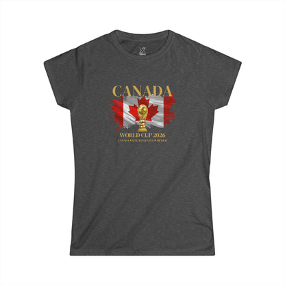 Canada!!! Show your Canadian pride with this flattering, feminine cut that’s perfect for cheering, watching with friends, or casual wear.