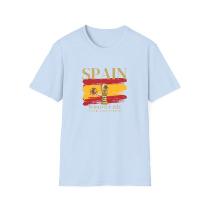 Vamos España! Aupa Espainia! Glory Awaits For You! Cheer Loud And Strong with this Ultimate Spanish Football Fan T-shirt!  World Cup 2026 Here We Come!