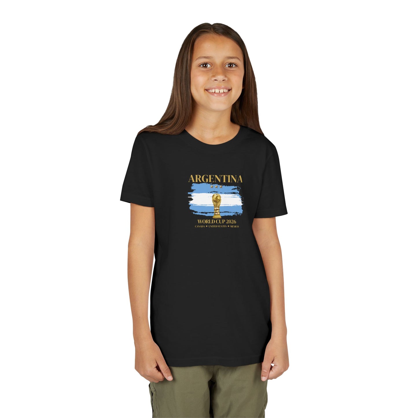 Vamos, Argentina! Let's Go! Your Kids Are Going To Love This Youth World Cup Tee! Great Gift For Birthdays, Sports Events, And, Of Course, The World Cup Festivities!