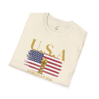 USA World Cup 2026 Fan Tee!. Show Your U.S.A Team Spirit in Style! Soccer Fan T-Shirt, Soft style Tee, Sports Apparel, Gift for Sports Lovers.