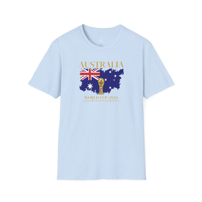 Australia, Awaken Your Aussie Spirit! The Ultimate Football Fan T-shirt! World Cup 2026.  Here We Come!