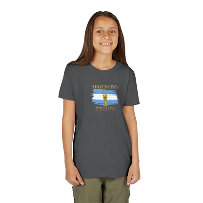 Vamos, Argentina! Let's Go! Your Kids Are Going To Love This Youth World Cup Tee! Great Gift For Birthdays, Sports Events, And, Of Course, The World Cup Festivities!