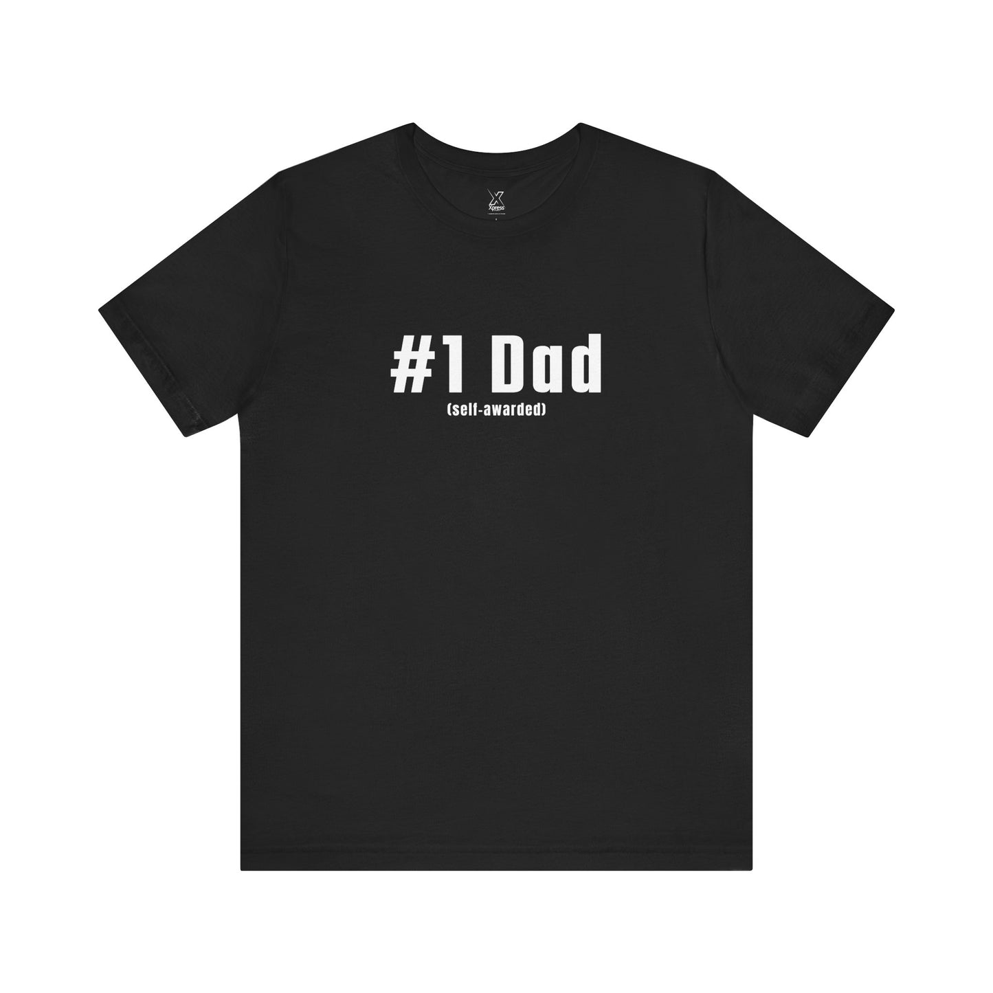 #1 Dad (Self-Awarded) – Men’s Funny Unisex Jersey Tee. For the funny dads out there!