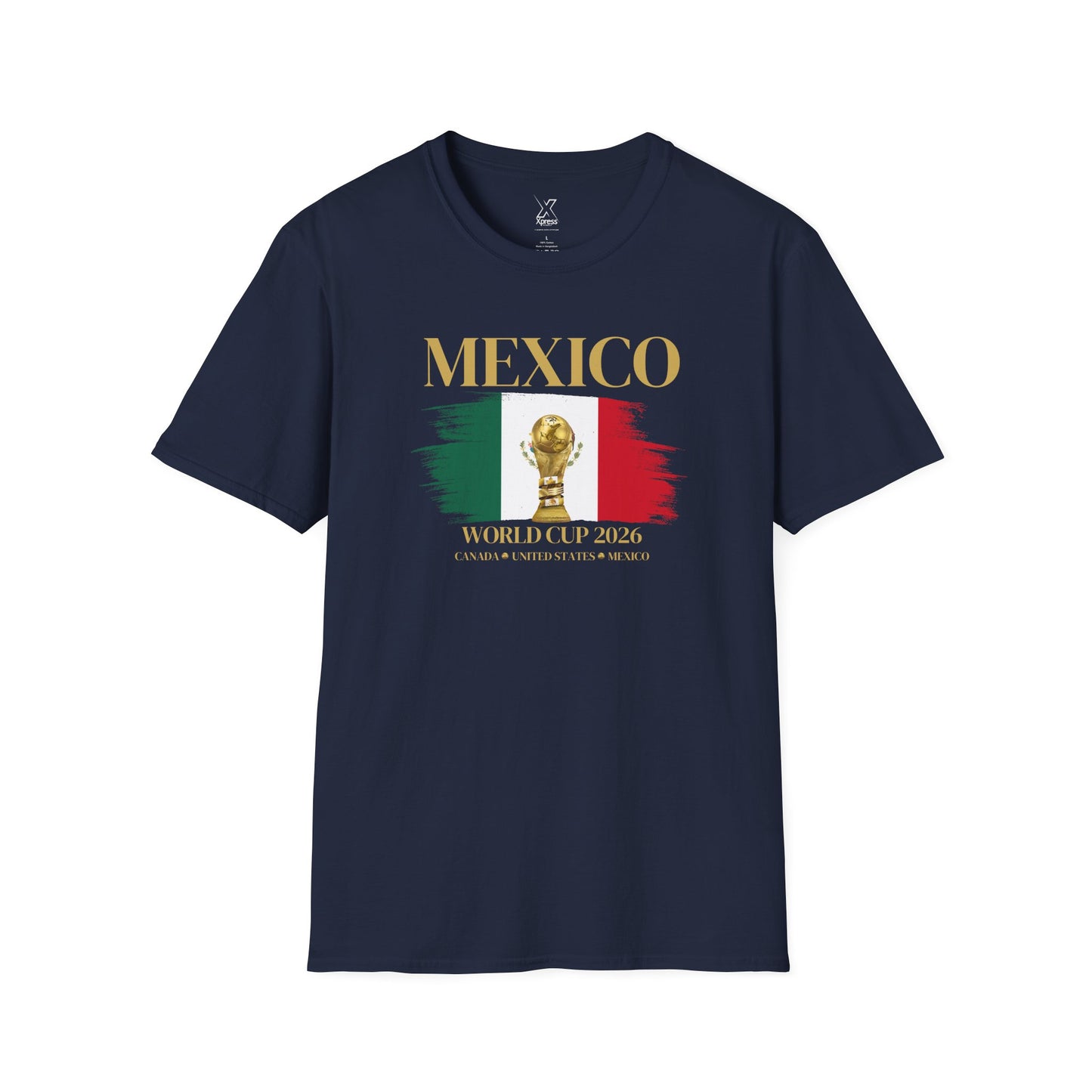 Vamos México! Gear Up for World Cup 2026 with the Ultimate Fan Tee! Show Your Mexican Pride in Style! Soccer Fan T-Shirt, Softstyle Tee, Sports Apparel, Gift for Sports Lovers.