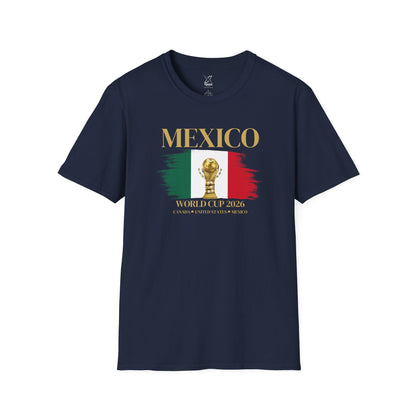 Vamos México! Gear Up for World Cup 2026 with the Ultimate Fan Tee! Show Your Mexican Pride in Style! Soccer Fan T-Shirt, Softstyle Tee, Sports Apparel, Gift for Sports Lovers.
