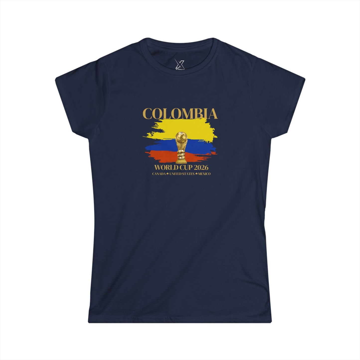 Vamos Colombia!!!! Let's Go!!! Beautiful Design Women’s World Cup Tee.