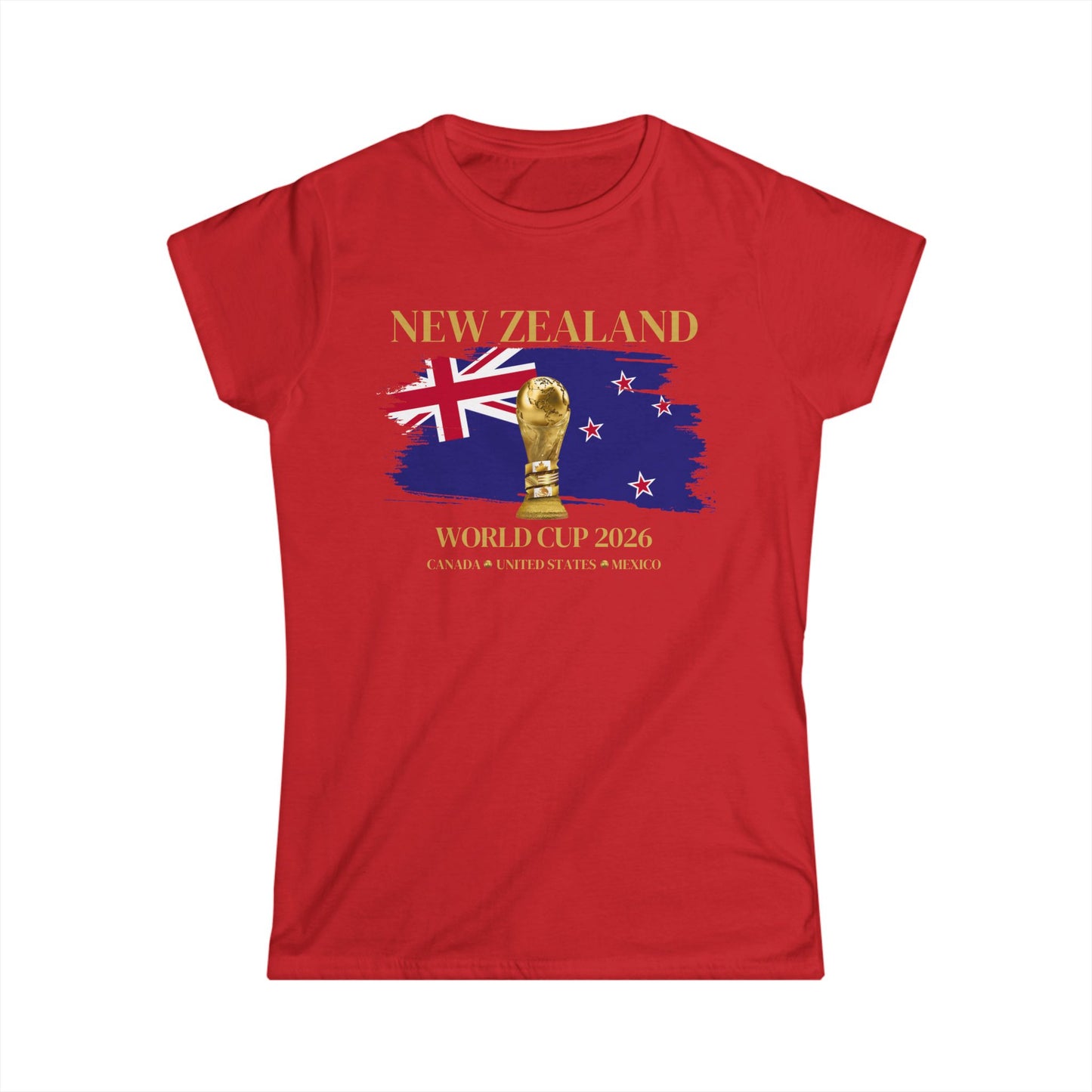 New Zealand.  e T-Shirt, Soccer Fan Gift, Sports Apparel Women