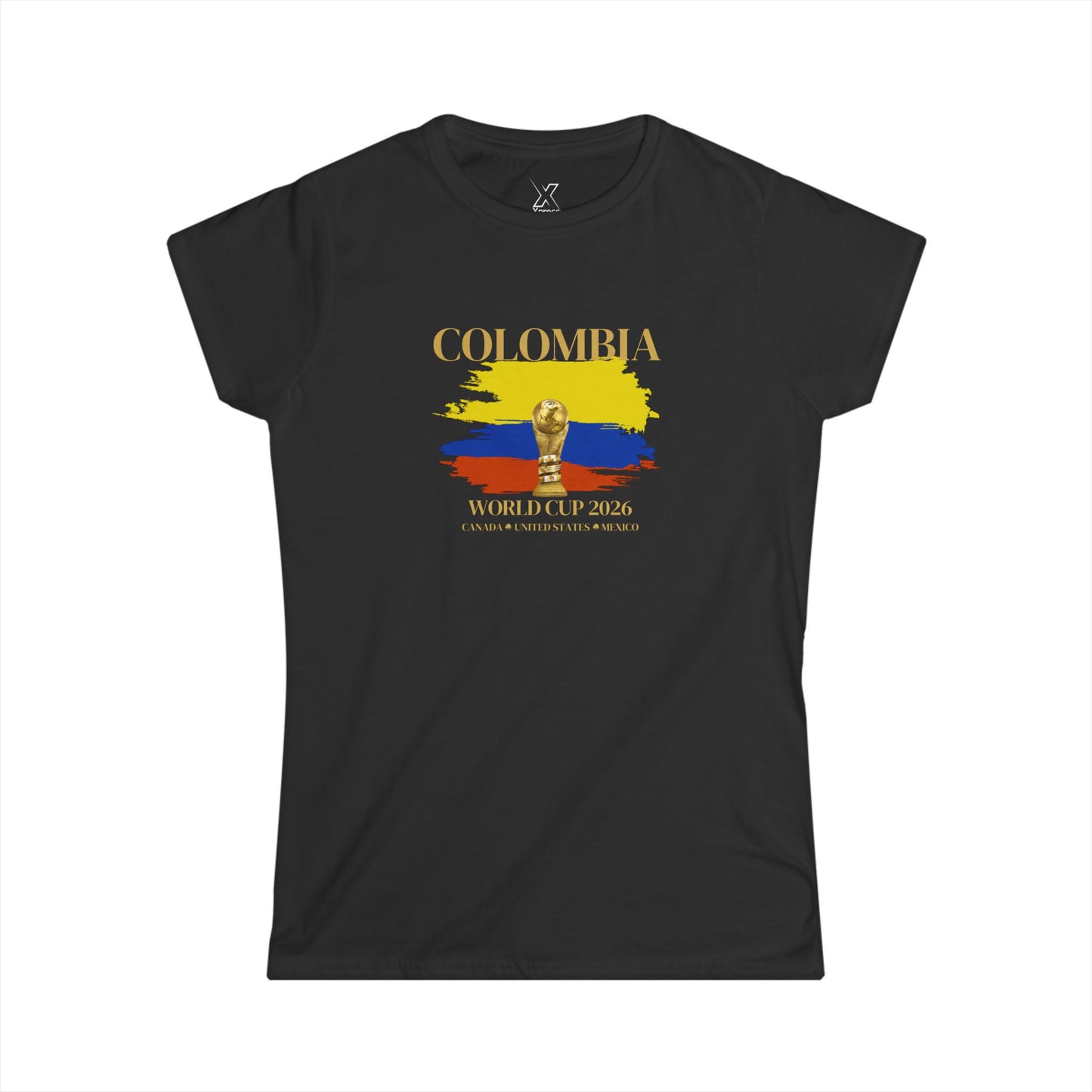 Vamos Colombia!!!! Let's Go!!! Beautiful Design Women’s World Cup Tee.