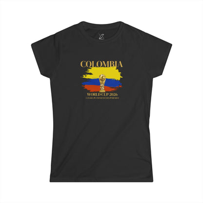 Vamos Colombia!!!! Let's Go!!! Beautiful Design Women’s World Cup Tee.