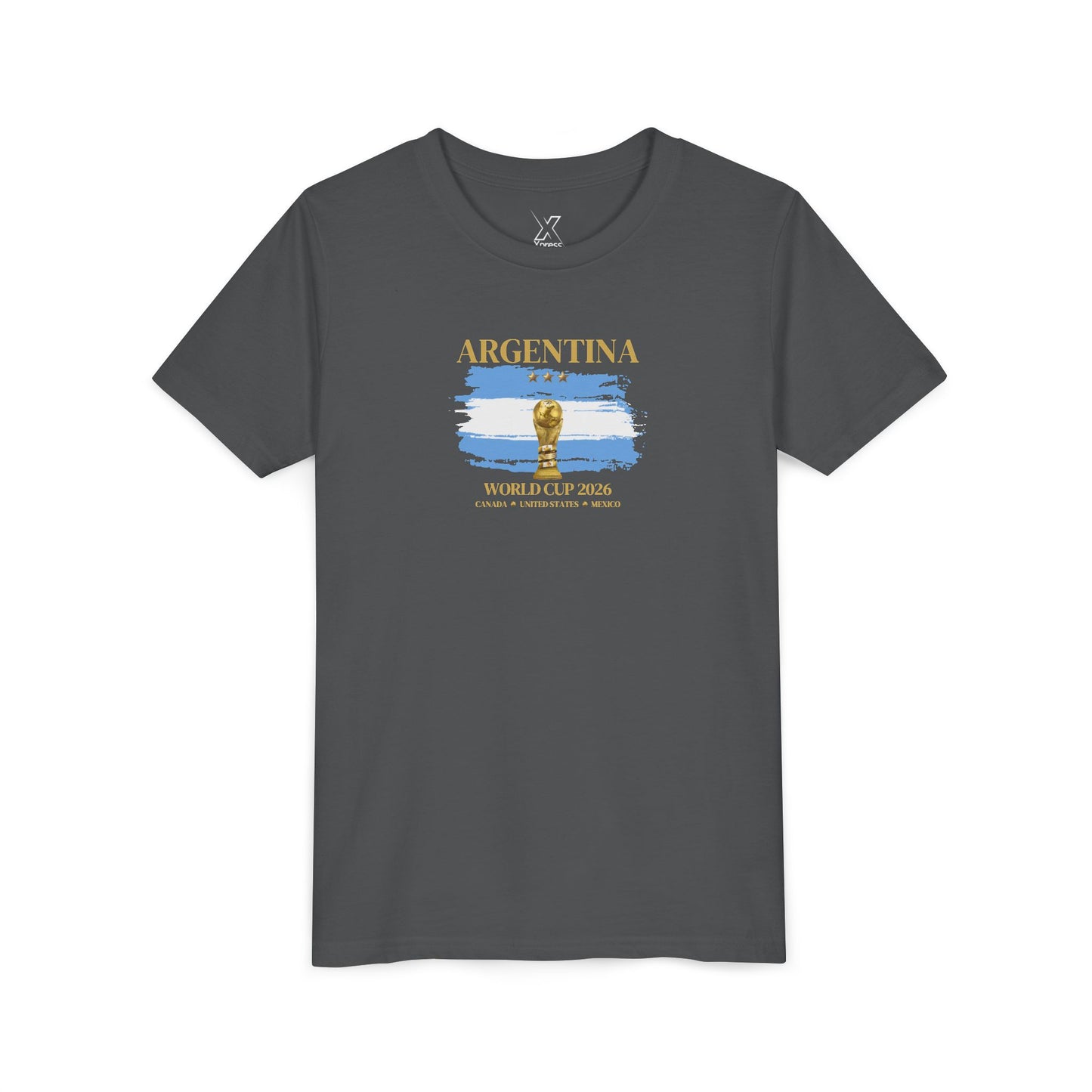 Vamos, Argentina! Let's Go! Your Kids Are Going To Love This Youth World Cup Tee! Great Gift For Birthdays, Sports Events, And, Of Course, The World Cup Festivities!