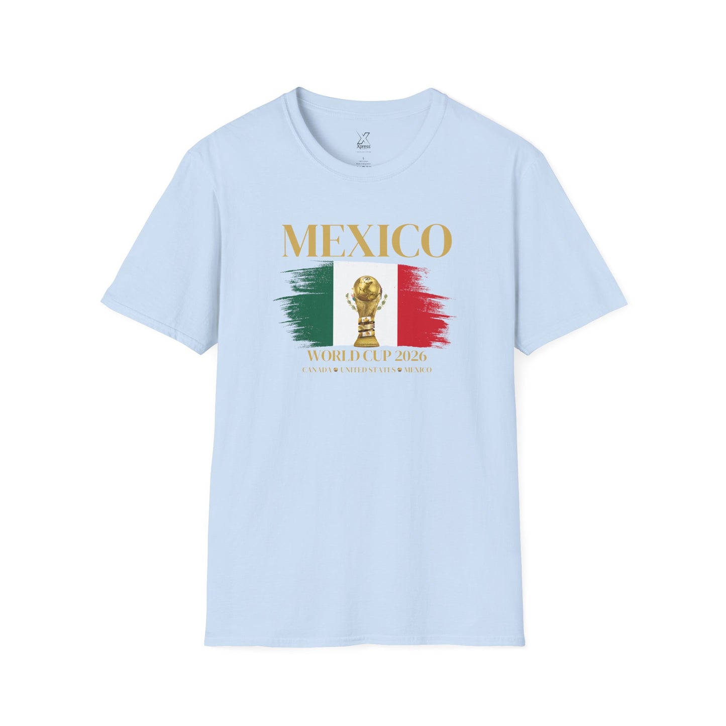 Vamos México! Gear Up for World Cup 2026 with the Ultimate Fan Tee! Show Your Mexican Pride in Style! Soccer Fan T-Shirt, Softstyle Tee, Sports Apparel, Gift for Sports Lovers.
