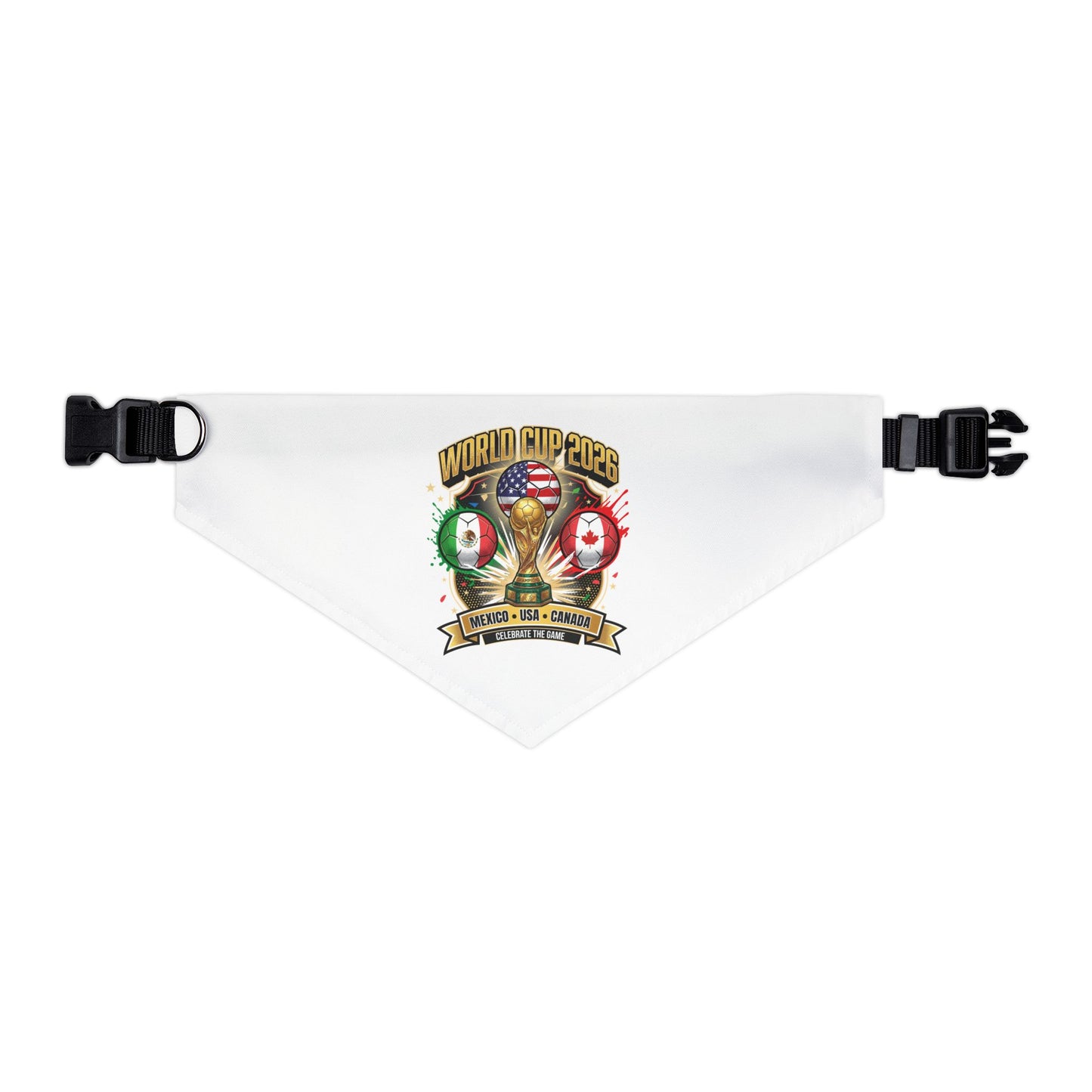 Let Your Pet In On The Games!  World Cup Pet Bandana Collar For Your Furry Family Members