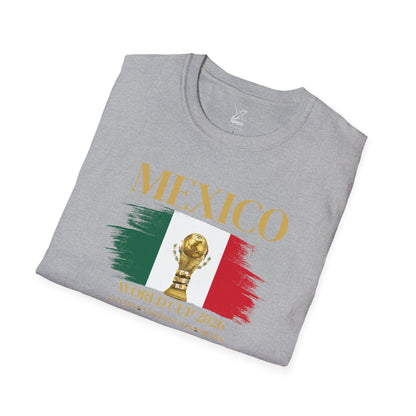 Vamos México! Gear Up for World Cup 2026 with the Ultimate Fan Tee! Show Your Mexican Pride in Style! Soccer Fan T-Shirt, Softstyle Tee, Sports Apparel, Gift for Sports Lovers.
