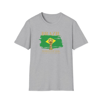 Ignite Your Brazilian Passion with this Brazil World Cup Unisex T-Shirt, Soccer Fan Apparel, Sports Tee, Gift for Football Lovers, 2026 Championship Shirt